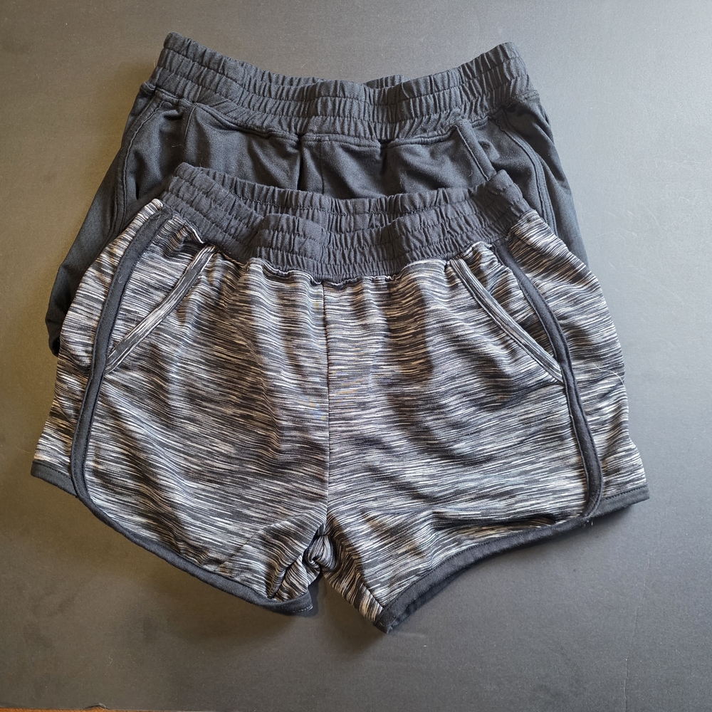 Kids Active Pull-On Shorts - Gray Heather